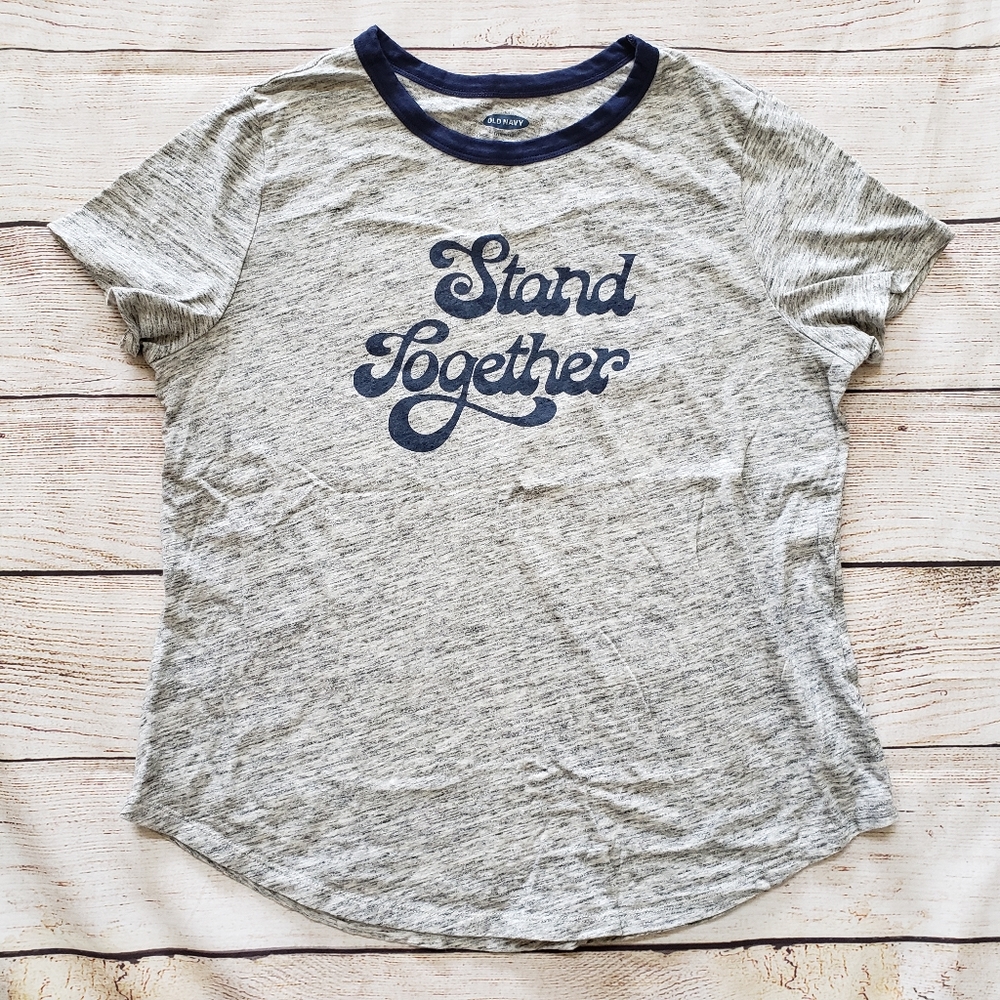 Old Navy Stand Together Short Sleeve T-Shirt L